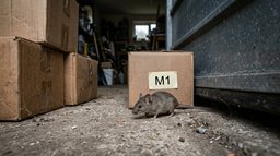 Souris dans le garage à Mions